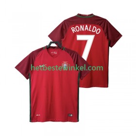 Portugal RONALDO 7 2016 Voetbalshirts Retro Thuis